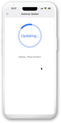Gateway firmware updating