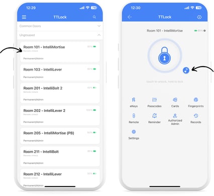 TTLock App_Remote unlock